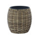 Puķu pods WICKER D20xH20cm, gaiši brūns