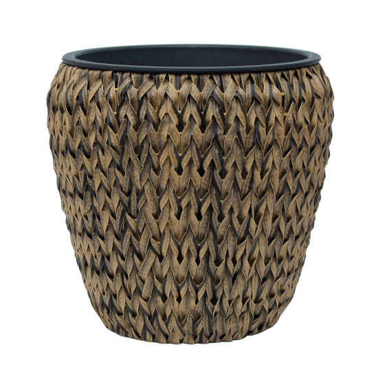 Puķupods WICKER 36x36xH36cm, brūns