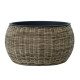 Puķupods WICKER D48xH26cm, gaiši brūns