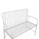 Скамья JASMINE 103x50xH93см, античный белый м Скамья JASMINE 103x50xH93см, античный белый м