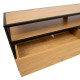TV galds HEDVIG 120x33xH40cm, sala/melns TV galds HEDVIG 120x33xH40cm, sala/melns