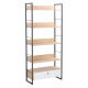 Plaukts STUDY 70x30xH159cm, ozols/balts Plaukts STUDY 70x30xH159cm, ozols/balts