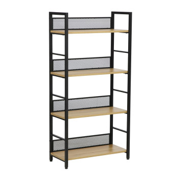 Riiul HECTOR 60x28xH121cm, saar/must Riiul HECTOR 60x28xH121cm, saar/must