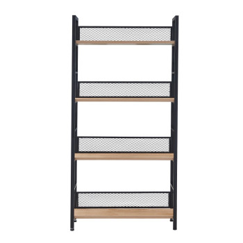 Riiul HECTOR 60x28xH121cm, saar/must Riiul HECTOR 60x28xH121cm, saar/must