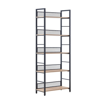 Riiul HECTOR 60x28xH154cm, saar/must Riiul HECTOR 60x28xH154cm, saar/must