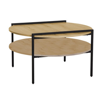 Diivanilaud HEDVIG 80x80xH45cm, saar/musliin Diivanilaud HEDVIG 80x80xH45cm, saar/musliin