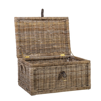 Korv KLAY kaanega 76x53xH36cm, naturaalne Korv KLAY kaanega 76x53xH36cm, naturaalne