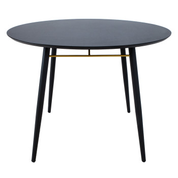 Обеденный стол LUXEMBOURG D100xH75см, черный Обеденный стол LUXEMBOURG D100xH75см, черный