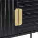 TV galds PIXAR 150x40xH50cm, melns TV galds PIXAR 150x40xH50cm, melns