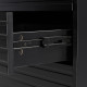 TV galds PIXAR 150x40xH50cm, melns TV galds PIXAR 150x40xH50cm, melns