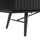 TV galds PIXAR 150x40xH50cm, melns TV galds PIXAR 150x40xH50cm, melns