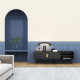 TV galds PIXAR 150x40xH50cm, melns TV galds PIXAR 150x40xH50cm, melns