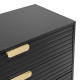 Комод PIXAR 80x40xH90см, черный Комод PIXAR 80x40xH90см, черный