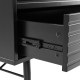 Комод PIXAR 80x40xH90см, черный Комод PIXAR 80x40xH90см, черный