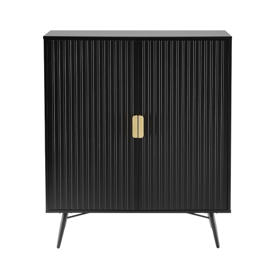 Kumode PIXAR 100x40xH115cm, melna