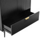 Гардероб PIXAR 100x56xH175см, черный