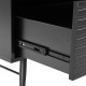 Гардероб PIXAR 100x56xH175см, черный