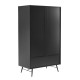 Гардероб PIXAR 100x56xH175см, черный