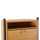 Apavu skapis AALBORG 55.6x26xH91.5cm, ozols Apavu skapis AALBORG 55.6x26xH91.5cm, ozols