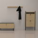 Apavu skapis AALBORG 55.6x26xH91.5cm, ozols Apavu skapis AALBORG 55.6x26xH91.5cm, ozols