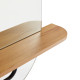 Spogulis AALBORG ar plauktu 92x15xH93cm, ozols