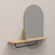 Spogulis AALBORG ar plauktu 92x15xH93cm, ozols