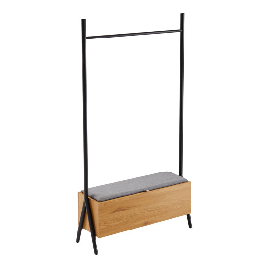 Gaitenis ar AALBORG soliņu 97x32xH180cm, Gaitenis ar AALBORG soliņu 97x32xH180cm,