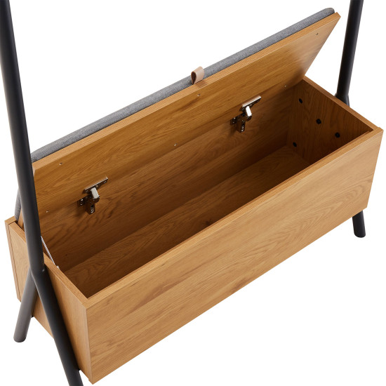 Gaitenis ar AALBORG soliņu 97x32xH180cm, Gaitenis ar AALBORG soliņu 97x32xH180cm,