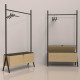 Gaitenis ar AALBORG soliņu 97x32xH180cm, Gaitenis ar AALBORG soliņu 97x32xH180cm,