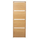 Apavu skapis AALBORG 49x18xH160cm, ozols Apavu skapis AALBORG 49x18xH160cm, ozols