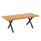 Стол обеденный ROWAN 200x90xH75см, "рыбий хвост" Стол обеденный ROWAN 200x90xH75см, "рыбий хвост"