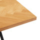 Стол обеденный ROWAN 200x90xH75см, "рыбий хвост" Стол обеденный ROWAN 200x90xH75см, "рыбий хвост"