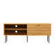 TV galds LINE 120x40xH50cm, ar ozola mizu