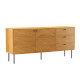 Kumode LINE 150x40xH74cm, ar ozola mizu Kumode LINE 150x40xH74cm, ar ozola mizu