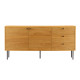 Kumode LINE 150x40xH74cm, ar ozola mizu Kumode LINE 150x40xH74cm, ar ozola mizu