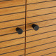Skapis LINE 80x40xH130cm, ar ozola mizu m