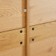 Комод LINE 120x40xH75см, с корой дуба