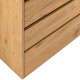 Kumode SACHA 75x40xH89cm, ar ozola mizu Kumode SACHA 75x40xH89cm, ar ozola mizu