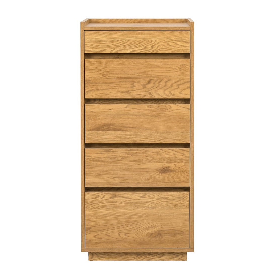 Комод SACHA 50x40xH109см, с корой дуба