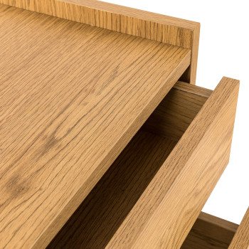 Комод SACHA 50x40xH109см, с корой дуба