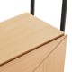 Riiul NATE 125,5x32xH117cm, tamm Riiul NATE 125,5x32xH117cm, tamm