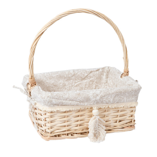 Корзина WILLI TASSEL 30x21xH13/33см Корзина WILLI TASSEL 30x21xH13/33см