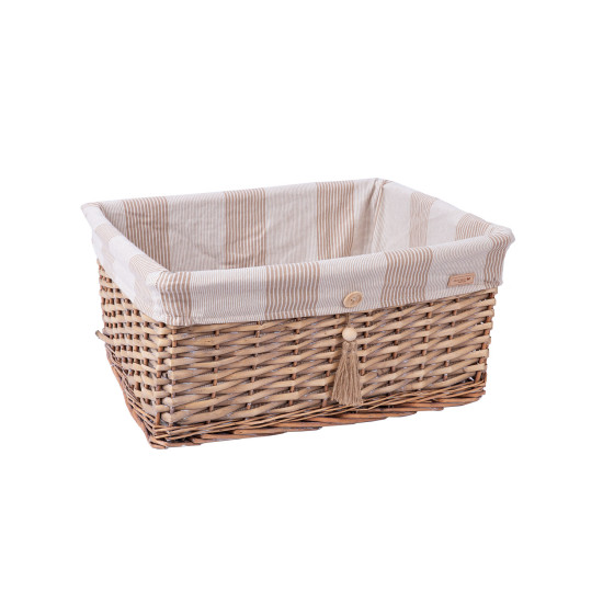 Корзина WILLI STRIPE 48x38xH22см Корзина WILLI STRIPE 48x38xH22см