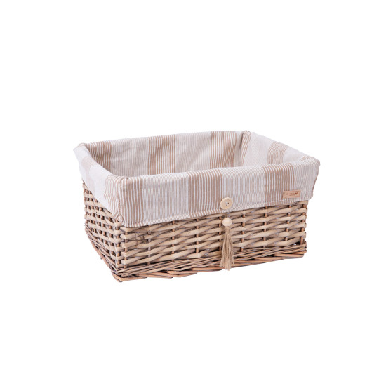 Корзина WILLI STRIPE 42x32xH19см Корзина WILLI STRIPE 42x32xH19см