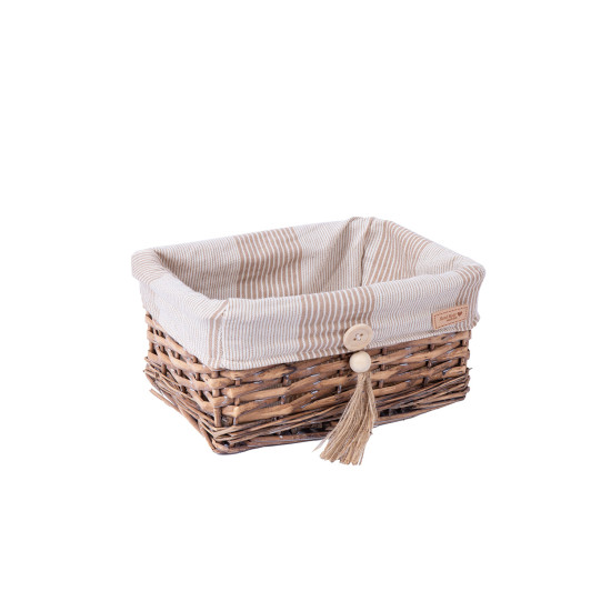 Корзина WILLI STRIPE 26x18xH12см Корзина WILLI STRIPE 26x18xH12см