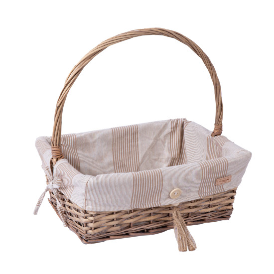Корзина WILLI STRIPE 37x28xH15/39см