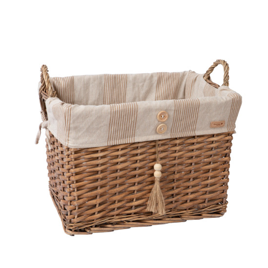 Корзина WILLI STRIPE 44x33xH30см Корзина WILLI STRIPE 44x33xH30см