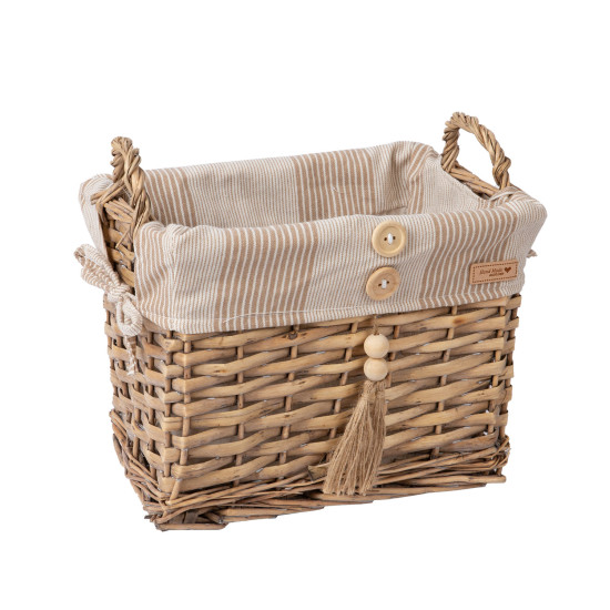Корзина WILLI STRIPE 29x19xH22см Корзина WILLI STRIPE 29x19xH22см