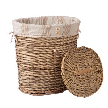 Корзина для белья WILLI STRIPE 49x36xH55см Корзина для белья WILLI STRIPE 49x36xH55см