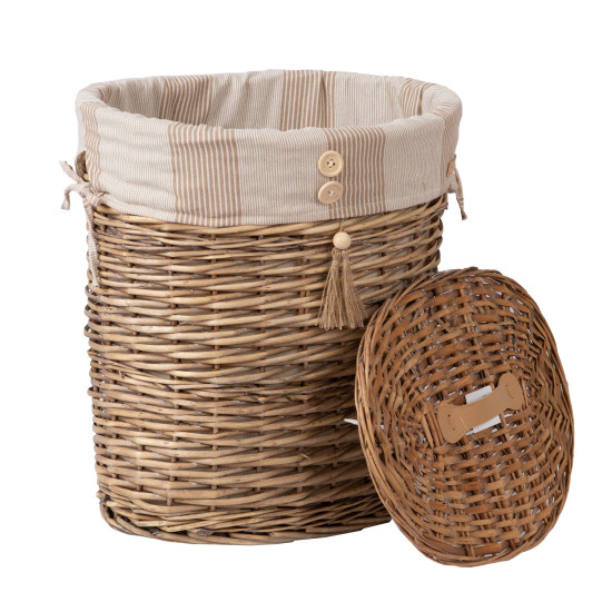 Корзина для белья WILLI STRIPE 41x29xH45см Корзина для белья WILLI STRIPE 41x29xH45см